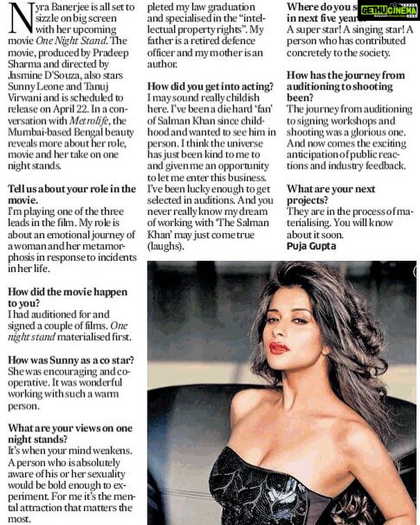 Madhuurima Instagram - Deccan Herald: I'm wary of one night stand repercussions