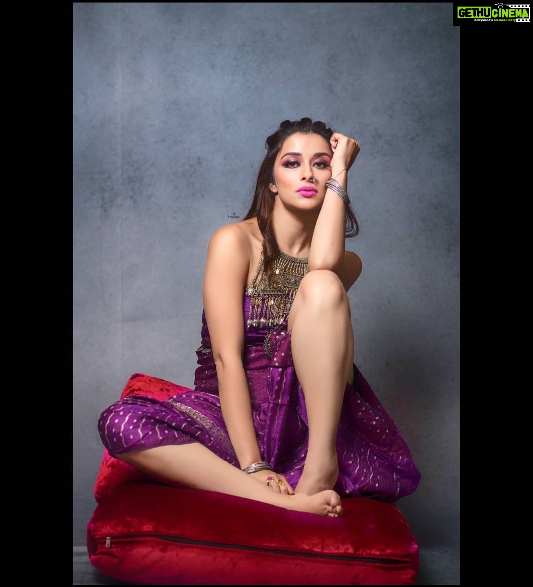Madhuurima Instagram - #PURPLE is a #mysterious color combining the opposites of red and blue to suggest both #nobility and #spirituality And this jump suit made from #Handwoven #vintage #banarsee #tanchoisilk Is more that just style... its comfort, it's elegance, it's class, it's chic, it's beauty, it's bohemian Muse - @nyra_banerjee MUA - @makeupartisthemal Captured By - @mspiration_lakshmiwankhede Outfit and Styling by @shrreyatripathi Light - @godoxindiaofficial @godoxlighting Captured on @nikonindiaofficial . . . . (These image belongs to M'spiration - Inspiring Memories, retouching or unauthorized copying is strictly prohibited. No images to be used with out our prior permission. Thank you!) . You can connect with us for your Photography needs by calling us at 9867590788 or mail us at wankhedelakshmi@gmail.com ______________________________ #makeovers #smileplease #details #detailsarefun #dontbeshy #fashionmakeup #bluetook #colorful @thebluetook #mspiration #lakshmiwankhedephotography #nyraians #nyrabanerjee #nyrangers #nyrafanclub Andheri West
