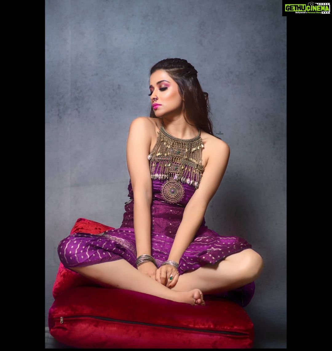 Madhuurima Instagram - #PURPLE is a #mysterious color combining the opposites of red and blue to suggest both #nobility and #spirituality And this jump suit made from #Handwoven #vintage #banarsee #tanchoisilk Is more that just style... its comfort, it's elegance, it's class, it's chic, it's beauty, it's bohemian Muse - @nyra_banerjee MUA - @makeupartisthemal Captured By - @mspiration_lakshmiwankhede Outfit and Styling by @shrreyatripathi Light - @godoxindiaofficial @godoxlighting Captured on @nikonindiaofficial . . . . (These image belongs to M'spiration - Inspiring Memories, retouching or unauthorized copying is strictly prohibited. No images to be used with out our prior permission. Thank you!) . You can connect with us for your Photography needs by calling us at 9867590788 or mail us at wankhedelakshmi@gmail.com ______________________________ #makeovers #smileplease #details #detailsarefun #dontbeshy #fashionmakeup #bluetook #colorful @thebluetook #mspiration #lakshmiwankhedephotography #nyraians #nyrabanerjee #nyrangers #nyrafanclub