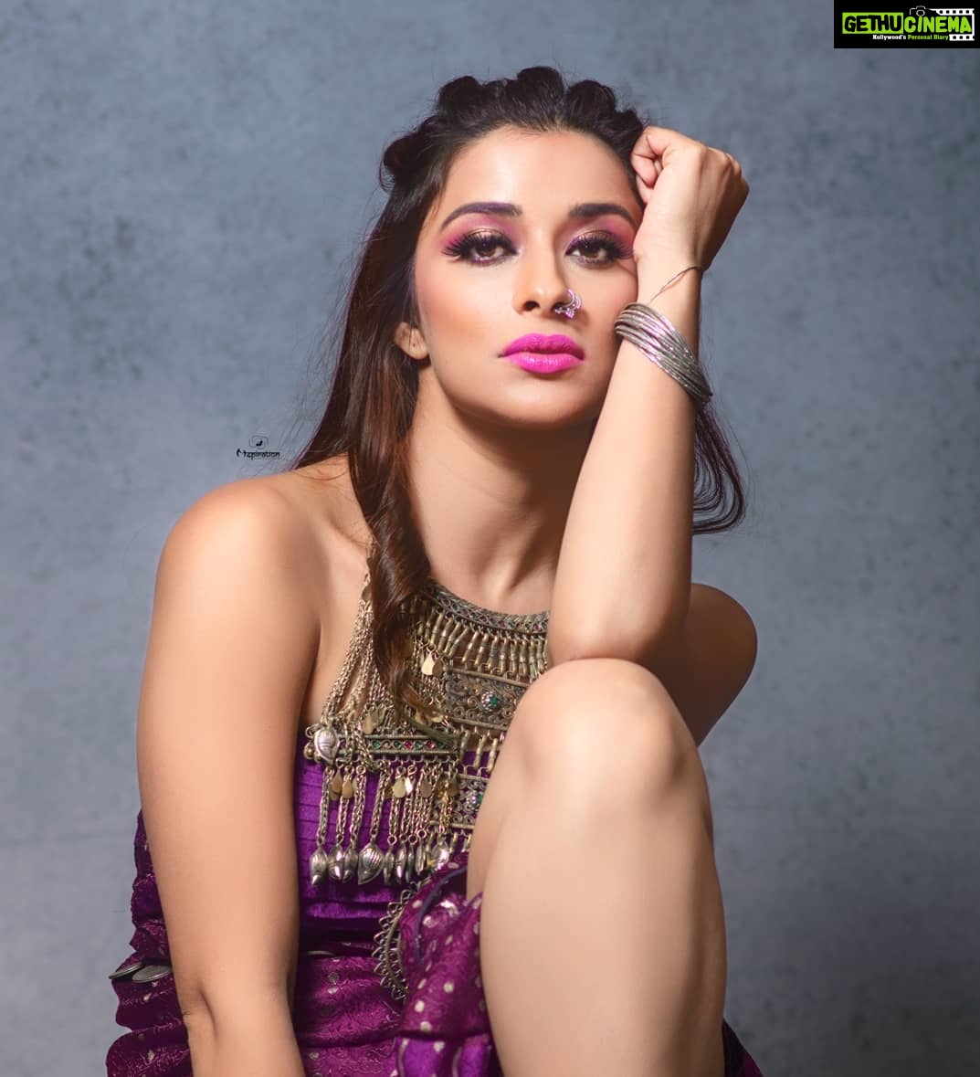 Madhuurima Instagram - #PURPLE is a #mysterious color combining the opposites of red and blue to suggest both #nobility and #spirituality And this jump suit made from #Handwoven #vintage #banarsee #tanchoisilk Is more that just style... its comfort, it's elegance, it's class, it's chic, it's beauty, it's bohemian Muse - @nyra_banerjee MUA - @makeupartisthemal Captured By - @mspiration_lakshmiwankhede Outfit and Styling by @shrreyatripathi Light - @godoxindiaofficial @godoxlighting Captured on @nikonindiaofficial . . . . (These image belongs to M'spiration - Inspiring Memories, retouching or unauthorized copying is strictly prohibited. No images to be used with out our prior permission. Thank you!) . You can connect with us for your Photography needs by calling us at 9867590788 or mail us at wankhedelakshmi@gmail.com ______________________________ #makeovers #smileplease #details #detailsarefun #dontbeshy #fashionmakeup #bluetook #colorful @thebluetook #mspiration #lakshmiwankhedephotography #nyraians #nyrabanerjee #nyrangers #nyrafanclub Andheri West