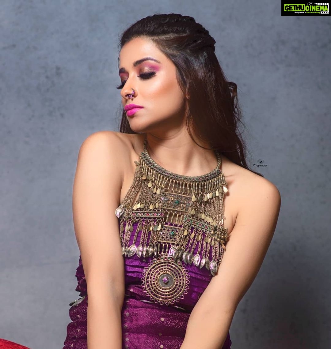 Madhuurima Instagram - #PURPLE is a #mysterious color combining the opposites of red and blue to suggest both #nobility and #spirituality And this jump suit made from #Handwoven #vintage #banarsee #tanchoisilk Is more that just style... its comfort, it's elegance, it's class, it's chic, it's beauty, it's bohemian Muse - @nyra_banerjee MUA - @makeupartisthemal Captured By - @mspiration_lakshmiwankhede Outfit and Styling by @shrreyatripathi Light - @godoxindiaofficial @godoxlighting Captured on @nikonindiaofficial . . . . (These image belongs to M'spiration - Inspiring Memories, retouching or unauthorized copying is strictly prohibited. No images to be used with out our prior permission. Thank you!) . You can connect with us for your Photography needs by calling us at 9867590788 or mail us at wankhedelakshmi@gmail.com ______________________________ #makeovers #smileplease #details #detailsarefun #dontbeshy #fashionmakeup #bluetook #colorful @thebluetook #mspiration #lakshmiwankhedephotography #nyraians #nyrabanerjee #nyrangers #nyrafanclub