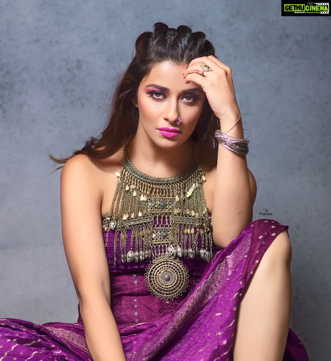 Madhuurima Instagram - #PURPLE is a #mysterious color combining the opposites of red and blue to suggest both #nobility and #spirituality And this jump suit made from #Handwoven #vintage #banarsee #tanchoisilk Is more that just style... its comfort, it's elegance, it's class, it's chic, it's beauty, it's bohemian Muse - @nyra_banerjee MUA - @makeupartisthemal Captured By - @mspiration_lakshmiwankhede Outfit and Styling by @shrreyatripathi Light - @godoxindiaofficial @godoxlighting Captured on @nikonindiaofficial . . . . (These image belongs to M'spiration - Inspiring Memories, retouching or unauthorized copying is strictly prohibited. No images to be used with out our prior permission. Thank you!) . You can connect with us for your Photography needs by calling us at 9867590788 or mail us at wankhedelakshmi@gmail.com ______________________________ #makeovers #smileplease #details #detailsarefun #dontbeshy #fashionmakeup #bluetook #colorful @thebluetook #mspiration #lakshmiwankhedephotography #nyraians #nyrabanerjee #nyrangers #nyrafanclub Andheri West