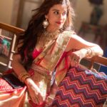 Madhuurima Instagram - She is clothed with strength and dignity, and she laughs without fear of the future.❤️ 📸 @nishantsinghm_official #explorepage #explore #indian #saree #pretty #actress #instagram #insta #instalike #instamood #instafashion #instapic #festivewear #navratri