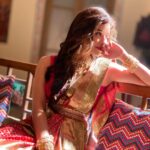 Madhuurima Instagram - She is clothed with strength and dignity, and she laughs without fear of the future.❤️ 📸 @nishantsinghm_official #explorepage #explore #indian #saree #pretty #actress #instagram #insta #instalike #instamood #instafashion #instapic #festivewear #navratri