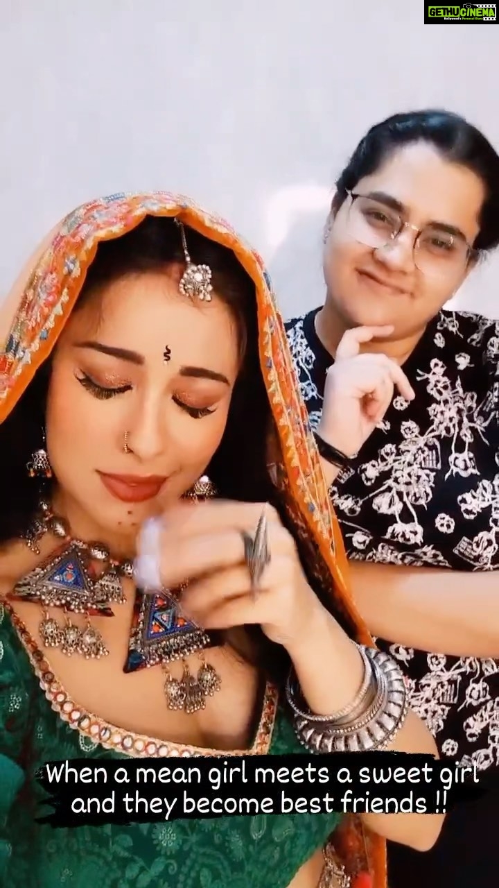 Madhuurima Instagram - Now keep guessing who is mean and who is sweet! @akansha_trehan ❤️❤️ #reels #reelitfeelit #reelsvideo #reelsinstagram #feelitreelit #sweet #mean #meangirls #sweetgirl #meangirls #bestfriends #bestiesforlife