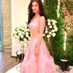 Madhuurima Instagram - So I look like a barbie doll?? That’s what @sana_sayyad29 said 🙈🙈😍😍😍 Wearing @the_adhya_designer @jewelrybyadhya #barbie #barbiegirl #pretty #pink #pinkdress #lehenga #indianwedding #explore #instagood #instagram #instamood #instafashion #instapic #instalove #instadaily