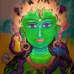 Madhuurima Instagram – I’m my mother’s creation and this is mom @whitepeacockhealing ‘ first ever absolutely freehand  drawn canvas painting of MAA TARA specially for this day. Because mothers are the epitome of LOVE , MERCY ,  COMPASSION .  OM TREEM NAMAH 🙏 #maa #spirituality #goddess #green #love #mercy #compassion #instagood #instagram #instadaily #instalove #instaphoto #picoftheday #spiritual #mother #motherlove #mothersday #mommade #madetoorder #ordernow