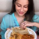 Madhuurima Instagram - My face when m relishing my fav food #biryani #biryanilovers thank u @biryanibykilo ❤️#food #foodphotography #foodie #foodstagram #foodpics #foodlover