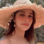 Madhuurima Instagram - And I’m looking at u asking u to praise me for my new hat 🤪🤪. #beach #beachvibes #strawhat #peppy #colourful #art #artistsoninstagram #cute #kiss #nyrabanerjee