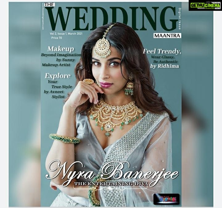 Madhuurima Instagram - Hello March welcome "HELLO JI "The entertaining Diva" Edition Featuring Stunning Beautiful ❤️ @nyra_banerjee on the cover page of March 2021 edition @theweddingmaantra ! Watch out for more pics and exciting insider info in our upcoming March edition! Coverpage Girl - @nyra_banerjee Magazine @theweddingmaantra Magazine Founder @gaarimasinha Stylist @eno_vae Jewelery by @raabtabyrahul & @anmoljewellers Makeup by @Sunny_makeup_artist Dress Designer @paridhilabel Photographer @akshayphotoartist Managed by @soapboxprelations Content by @mishraakansha469 Designed by @avadeshavi007 Managed by @dfoxupm #theweddingmaantra #weddingmaantramagazine#magazineshoot #magazinecover#celebirtyshoot #gaarimasinha #helloji#nyrabanerjee #sunny#avneet #theweddingmaantra