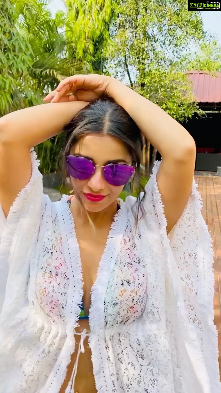 Madhuurima Instagram - Khogaye hum @skywatervilla ❤️❤️ #skytaj #reels #reelitfeelit @kashishr_ @akshaya_shetty @rahulsharma777