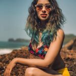 Madhuurima Instagram - Caption this!! . . . . . . . . . Shot by @rawfotographyseries #explore #bikini #beachbabes #beach #vacay #beauty #indian #nyrabanerjee #pretty #swag #celebrity #actor #helllojee #goddess #golden #goldenhour #bigginishoot #babe #instagood #instagram #instadaily #instalike #insta #instamood #beautiful The Cape Goa