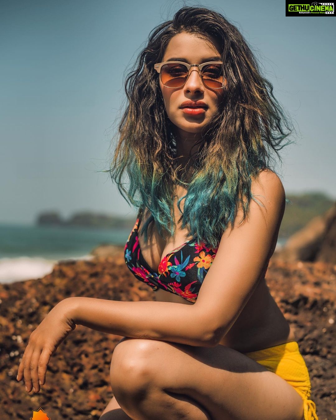 Madhuurima Instagram - Caption this!! . . . . . . . . . Shot by @rawfotographyseries #explore #bikini #beachbabes #beach #vacay #beauty #indian #nyrabanerjee #pretty #swag #celebrity #actor #helllojee #goddess #golden #goldenhour #bigginishoot #babe #instagood #instagram #instadaily #instalike #insta #instamood #beautiful The Cape Goa