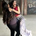 Madhuurima Instagram - When your bestie lifts you and gives u butterflies ❤️. I love u @akansha_trehan 🤗. Thanks #helllojee @altbalaji for this teddy bear gift. HELLOJEE streaming mow in @altbalaji This Valentine is gonna be with my single friends ! All singles more special 🤗. #happyvalentinesday #love #bestie #friends #friendship #friendshipgoals #shoot #bts #video #instagram #explore