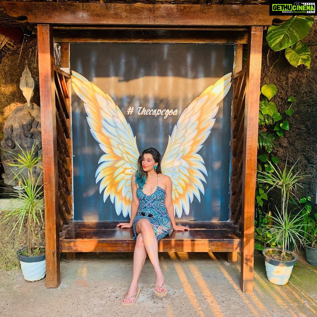 Madhuurima Instagram - When you yourself look like a butterfly 😁 #butterfly #butterfly #cute #swag #pretty #goa #explore #explorer #nature #water @thecapegoa outfit- @theseedstoremumbai The Cape Goa