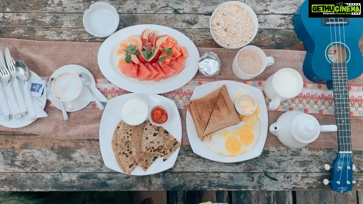 Madhuurima Instagram - Breakfast @thecapegoa be like 😍😍😍 #food #vacay #goa #thecapegoa #breakfast #ocean The Cape Goa
