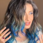 Madhuurima Instagram - Omg good news looking at me 🤤🤤🥰 #pretty #prettygirls #savage #blue #blueeyes #winterfashion #winter #celebration #celebrity #nyrabanerjee #love #instadaily #instagram #instadaily #instalike #instamood
