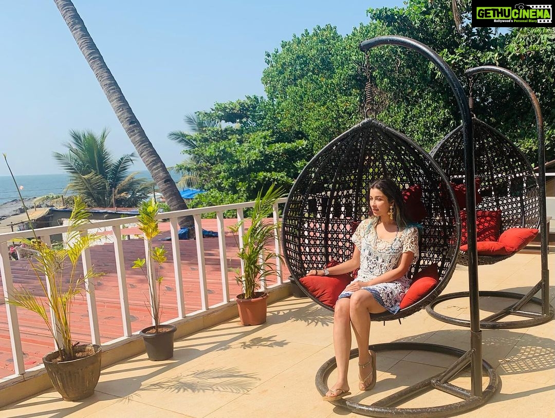 Madhuurima Instagram - Thank you @antaresbeachresort for lovely stay and hospitality 😍. Enjoyed every bit of the cottage feels 😍 #cottage #vacay #fun #goa #happy Antares Restaurant & Beach Club