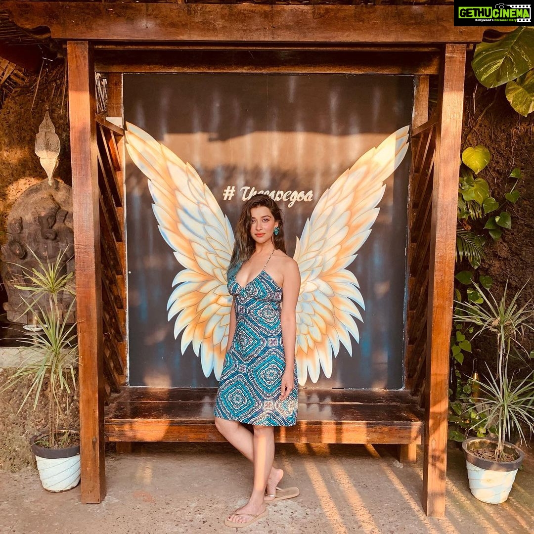 Madhuurima Instagram - When you yourself look like a butterfly 😁 #butterfly #butterfly #cute #swag #pretty #goa #explore #explorer #nature #water @thecapegoa outfit- @theseedstoremumbai The Cape Goa