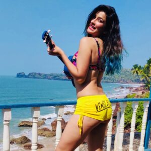 Madhuurima Instagram - That’s my way to bask 😍😍😍. #angelina #nyrabanerjee #celebrity #explore #ukelele #power #fun #bikinibabe #beachbum #beachlife #beachvibes #blessed #alwaysandforever #love #loveyouzindagi #beauty #instadaily #instadaily #instalike #instagram #instamood #instaphoto #instacool #helllojee @altbalaji @thecapegoa The Cape Goa