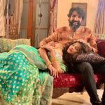 Madhuurima Instagram - Three murders, two abductions and one half murder! ….. that’s a goooood Monday. #rakshabandhan @dangal_tv_channel #moongchakori #moongchak