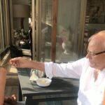 Mahima Chaudhry Instagram – On my parents anniversary want to share their evening routine.. 2020 has been hard on moms health. After she got back from the hospital My dad makes it a point to make her sit in the sun and he himself will feed her fruits, coffee…. it’s amazing.heart warming.#weddinganniversary #love #care #caring #thisisus