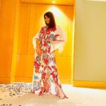 Mahima Chaudhry Instagram - 😇 halo there 👋 @priakataariapuri #fashion #style #bollywood #kaftan