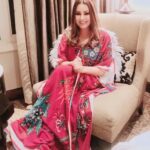 Mahima Chaudhry Instagram - @priakataariapuri your creations!! Wow! Love them....Trying to do justice..❤️send me more 🤗 #fashion #smile#colour