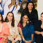 Mahima Chaudhry Instagram - ...few nights ago.. with the talented bunch ...Lots of them you know...Raj nayak@rajcheerfull @sonirazdan @neena_gupta and gr8 , “bestest”hosts shashi & @anuranjan1010