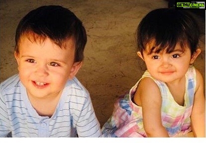 Mahima Chaudhry Instagram - How time flies.... birthday girl, my nephew ryan.....#birthday#smiles#babygirl #babyboy #joy