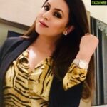 Mahima Chaudhry Instagram – Trotting in glitter…. to an event in lukhnow..