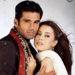 Mahima Chaudhry Instagram – Happy birthday @suniel.shetty I know u said u didn’t want a gift for your bday but I couldn’t help my self… so here are some lovely pictures from one of our favourite project together #yehteragharyehmeraghar#priyadarshan #birthday