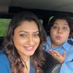 Malavika Instagram – It was an amazing experience working with @actress_harathi You’re absolutely adorable♥️ Love love love your energy and vibe! Makeup by @maqboolpatel76 costumes by @suma.rana23 

Had a good time and a good working exposure with you❣️ Quatre Bornes, Mauritius