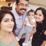 Malavika Wales Instagram - With PP, Komu n my kutty Malu😍👨‍👩‍👧