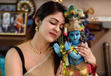 Malavika Wales Instagram - Happy Vishu 😇