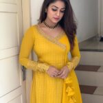 Malavika Wales Instagram - Overwhelmed by Yellow 🐥 Swipe left ! This lovely yellow dress courtesy @khajuraho_boutique_