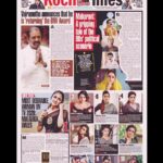 Malavika Wales Instagram – I’m extremely grateful to @timesofindia @kochitimes for honouring me with this title for the third time. This definitely is one of the most important scenes of my professional career. 🙏Thanks to all my beloved fans & audience for the overwhelming love shown to each of my characters. Seeking your blessing for my upcoming projects too. ❤️
