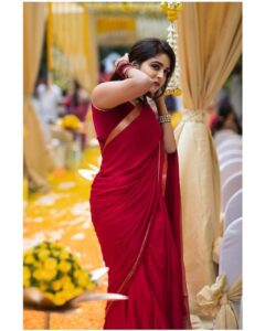 Malavika Wales Instagram - #kirukkiweddingseries  Pic courtesy📸: @mojin_thinavilayil