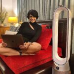 Mandira Bedi Instagram - Love this Air Purifier from Dyson with 360 degree oscillation. It is scientifically tested to remove multiple allergens from the air that are a 1000 times as small as a human hair! Intelligent control with in - app reporting - lets you control the air quality with a click of a button.Investing in a @dyson_india is investing in good health! #dysonindia #ProperPurification #Gifted