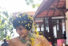 Mandira Bedi Instagram - The mood of the wedding was this. ❤️💥I danced for the first time in a long while.. blessed and grateful to have been a part of this beautiful wedding celebration. Thank you Mon and Suraj. Love you ❤️ . . . @azotiique @mandiradesigns Video courtesy @arjunbijlani ! ❤️🙏🏽