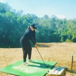 Manisha Koirala Instagram – Back on #golfcourse .. value of the routine; trusting your swing 😁😜 @gokarna_forest_resort Gokarna Forest Golf Resort