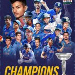 Meenakshi Dixit Instagram – Heartiest congratulations to Indian U19 boys for lifting World Cup for 5th time .Proud of you guys 👏👏♥️♥️❤️❤️❤️❤️ @indiancricketteam @cricketworldcup Proud Indian