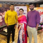 Meenakshi Dixit Instagram – Gearing up for the release of #localtrain 
@darling_krishnaa @sauravlokesh #kannada #kannadafilm #cinema #promotions #interview #instagood #workmode Bangalore, India