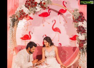Milana Nagaraj Instagram - #KrissMi Wedding ❤️ Decor: @lakirutheweddingplanner Styling:@tejukranthi Outfit: @kalasthreebytejaswinikranthi Makeup and Hair: @makeup_sachin Jewellery: @amrapalijewels Photography: @barrys.photography Location:@nandagokula_convention_centre Nandagokula Convention Centre