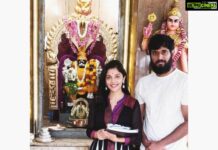 Milana Nagaraj Instagram - #Script Pooja of LoveMocktail 2! Entertainment guaranteed and yes it's the continued story of LoveMocktail. Bless us🙏 @darling_krishnaa @sricrazymindzz @raghudixit11