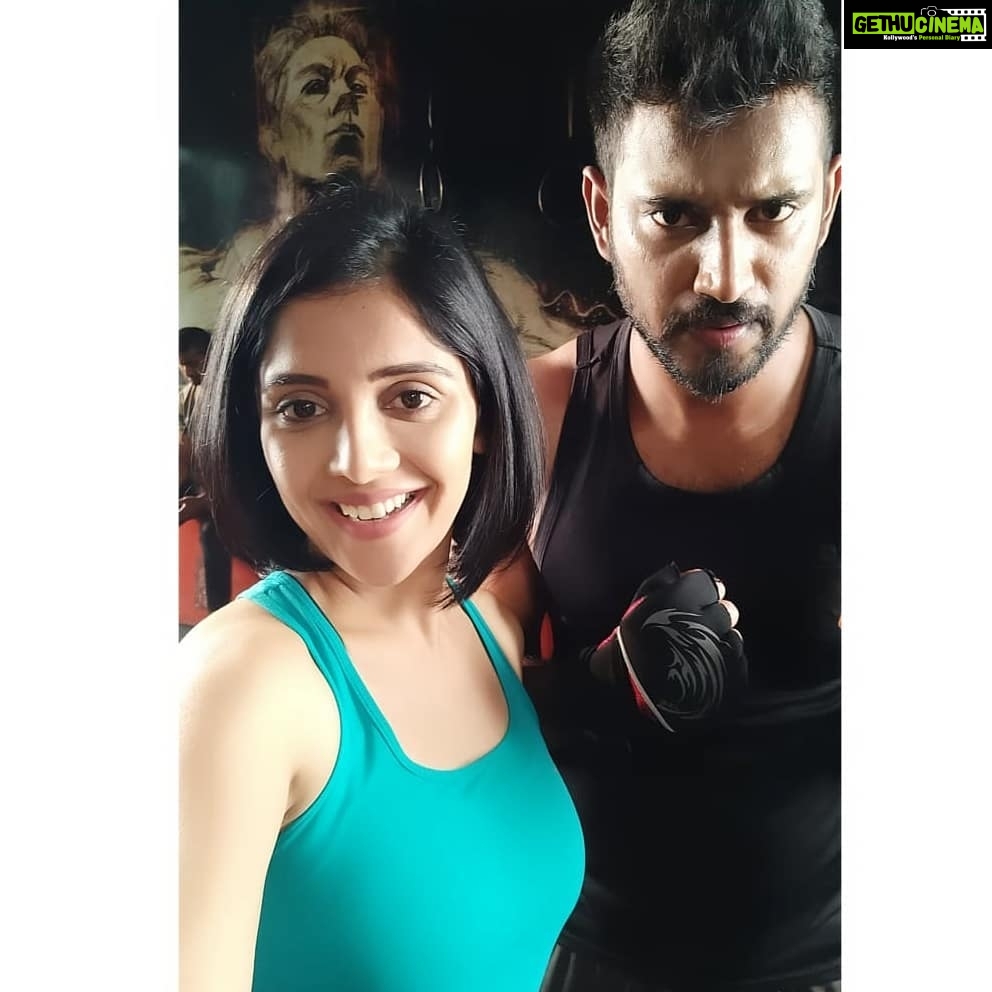 Milana Nagaraj Instagram - Remember this scene from #LoveMocktail ?? @darling_krishnaa