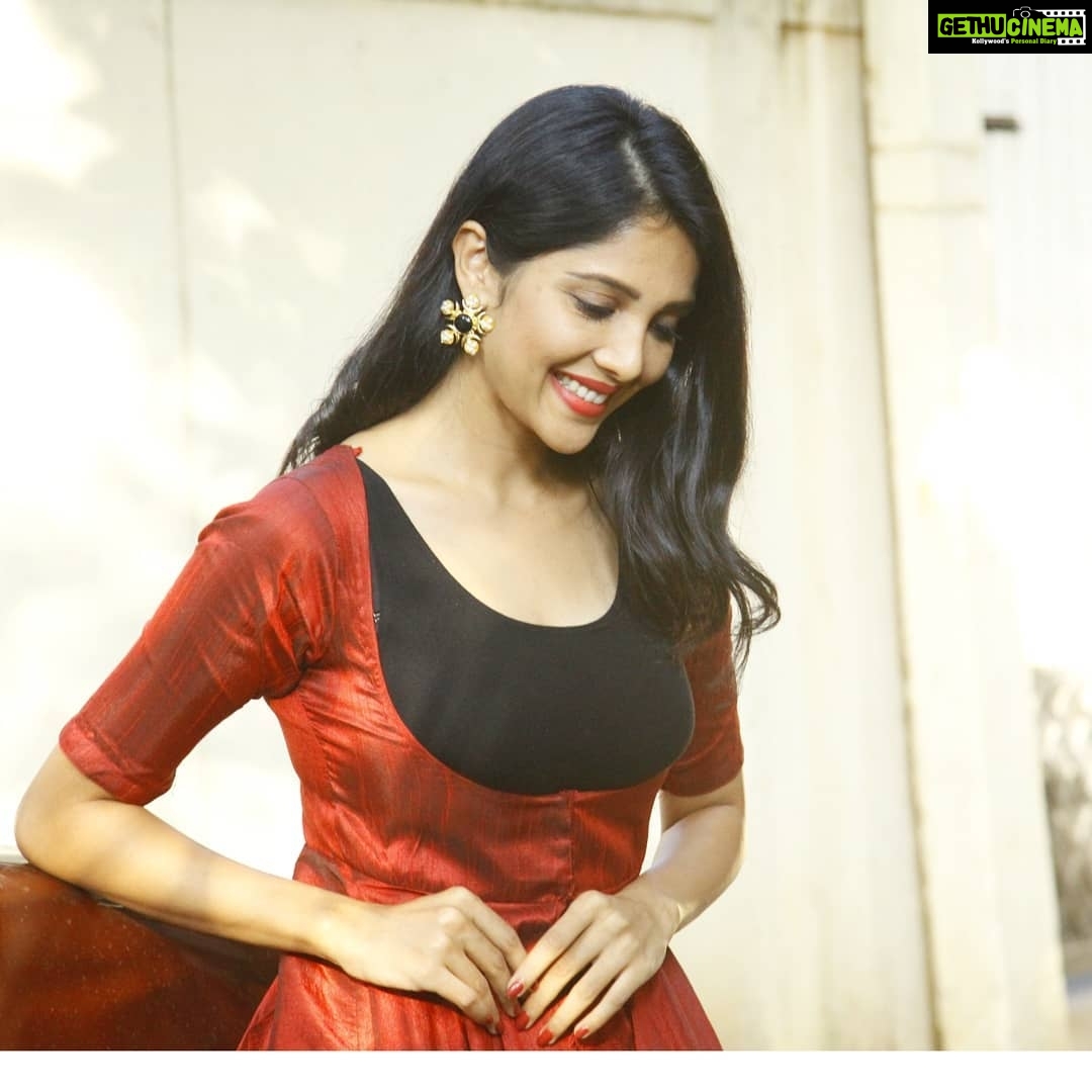 Milana Nagaraj Instagram - #PressMeet #MatheUdbhava #TeaserReleased! Outfit: @akruthi_creations