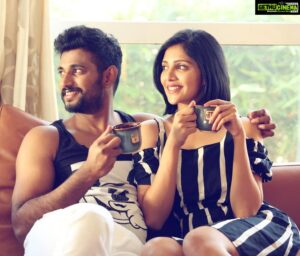 Milana Nagaraj Instagram - #LoveMocktail💙 Shoot in progress.... @darling_krishnaa PC:@sricrazymindzz