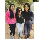 Milana Nagaraj Instagram - #MyHappyGang❤️ @always_a_hippie @shobha_devraj