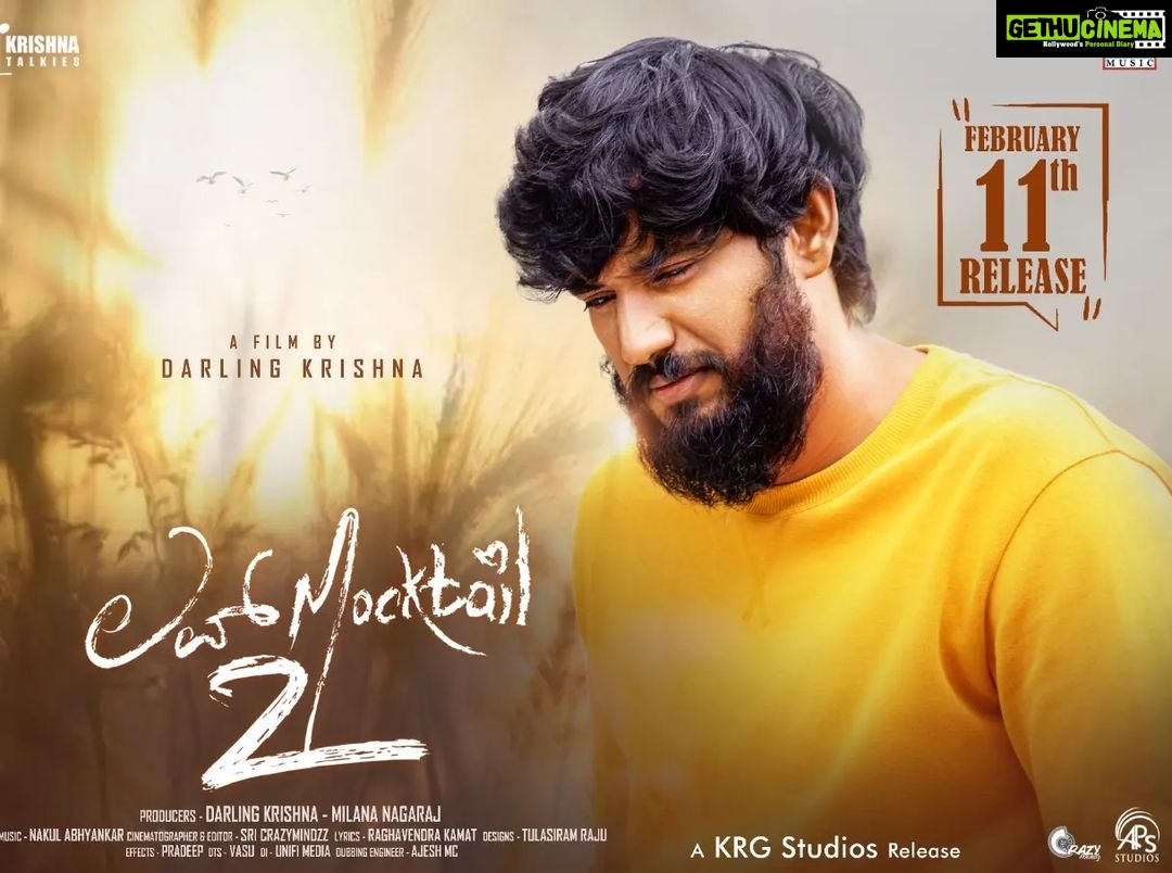 Milana Nagaraj Instagram - Who all are watching #LoveMocktail2 on Feb11th????? #LoveMocktail2 #Feb11 #milananagaraj #DarlingKrishna